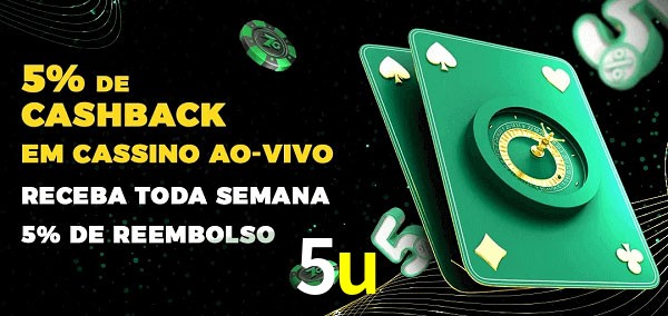 Promoções do cassino ao Vivo 5u